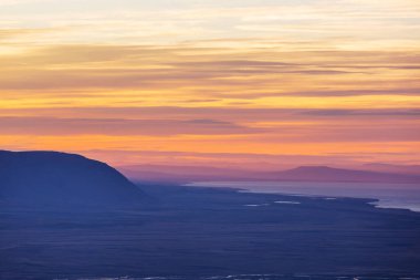 Güney Arjantin'in Patagonya manzaralar