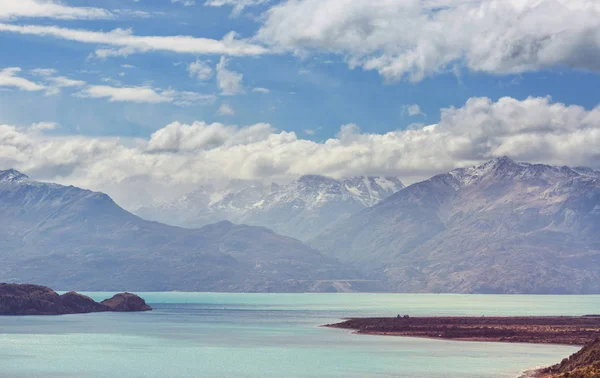 Bellissimo Paesaggio Montano Lungo Strada Sterrata Carretera Austral Nella Patagonia — Foto Stock