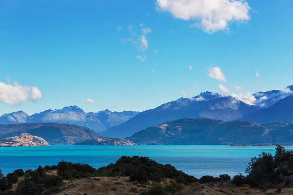 Güney Patagonya Şili Deki Carretera Austral Çakıl Yolu Boyunca Güzel — Stok fotoğraf