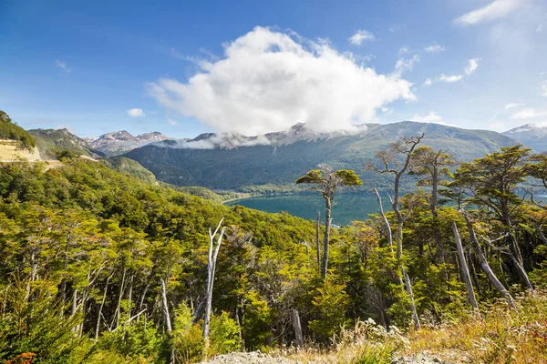 Prachtig Berglandschap Langs Grindweg Carretera Austral Zuidelijk Patagonië Chili — Stockfoto