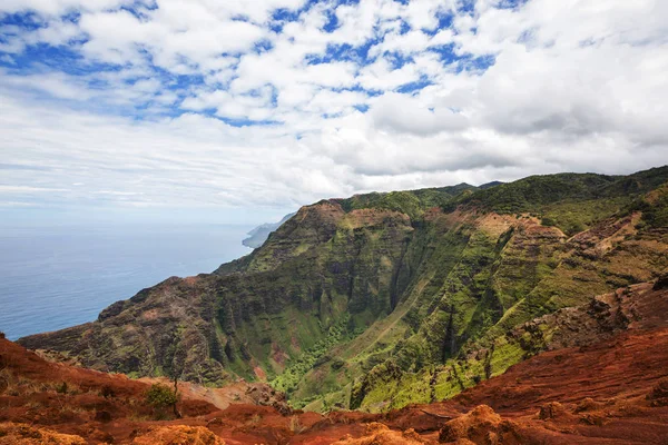 Wanderer Auf Dem Trail Hawaii Usa — Stockfoto