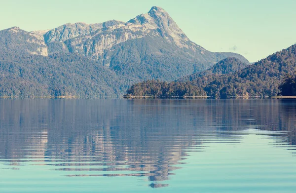 Lindas Paisagens Montanhosas Patagônia Lago Montanhas Argentina América Sul — Fotografia de Stock