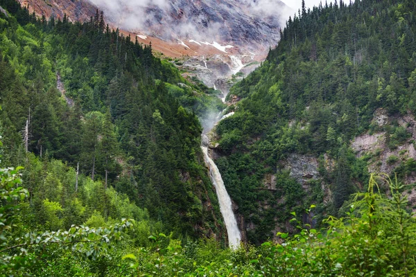 Waterfall Canadian Mountains — Stock Photo, Image