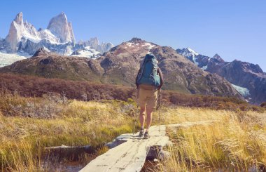 Patagonya dağlarında yürüyüş, Arjantin