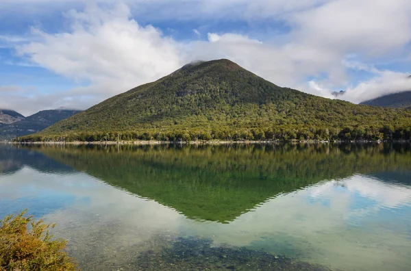 Hermosos Paisajes Montaña Patagonia Lago Montañas Argentina América Del Sur — Foto de Stock