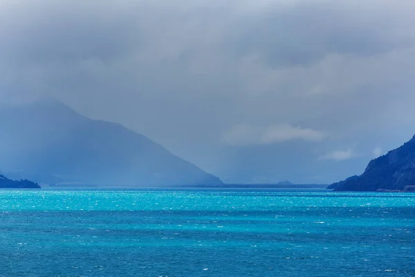 Vackra Bergslandskap Patagonien Berg Sjö Argentina Sydamerika — Stockfoto