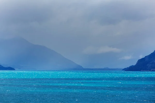 Prachtige Berglandschappen Patagonië Bergen Meer Argentinië Zuid Amerika — Stockfoto