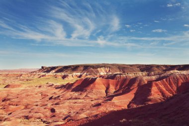 Utah, ABD 'de alışılmadık çorak arazi manzaraları