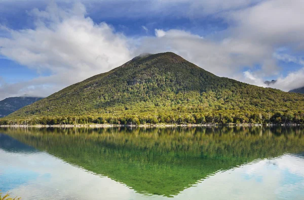 Nádherná Horská Krajina Patagonii Horské Jezero Argentině Jižní Amerika — Stock fotografie