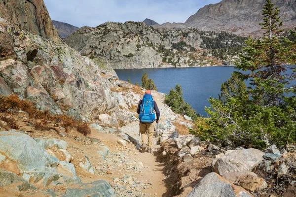 Túrázás Wind River Range Wyoming Usa Őszi Szezon — Stock Fotó