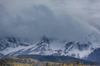 Colorado 'daki Dağ Manzarası Rocky Dağları, Colorado, ABD.
