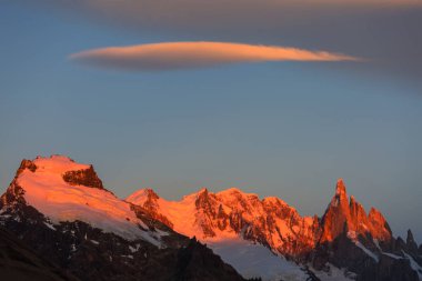 Güney Arjantin'in Patagonya manzaralar