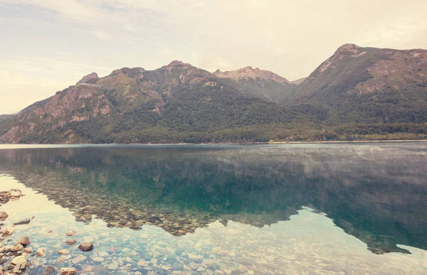 Bellissimi Paesaggi Montani Patagonia Lago Montagna Argentina Sud America — Foto Stock