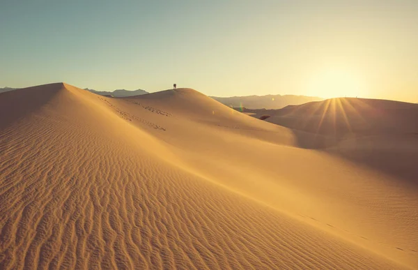Dune Sabbia Nel Death Valley National Park California Usa Corallo — Foto Stock