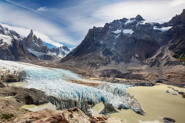 Beroemde Prachtige Top Cerro Torre Patagonië Argentinië Prachtige Berglandschappen Zuid — Stockfoto