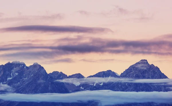 Grand Teton National Park Wyoming Eua Filtro Instagram — Fotografia de Stock