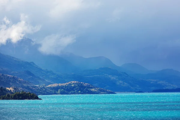 Prachtige Berglandschappen Patagonië Bergen Meer Argentinië Zuid Amerika — Stockfoto