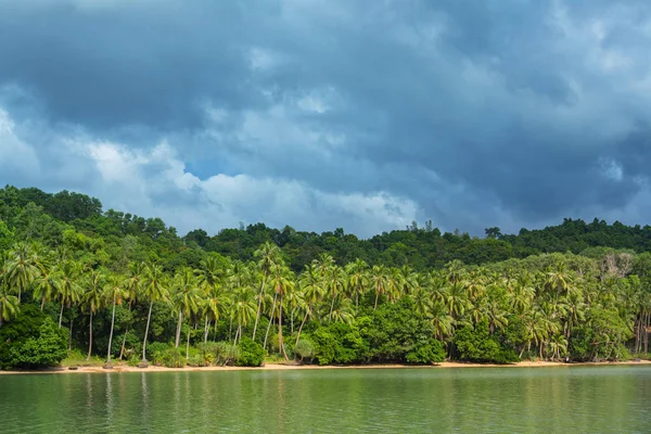 Increíble Vista Panorámica Bahía Del Mar Las Islas Montaña Palawan — Foto de Stock