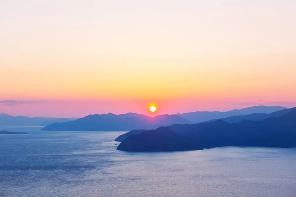 Bella Costa Del Mare Turchia Paesaggi Naturali Incredibili Lungo Percorso — Foto Stock