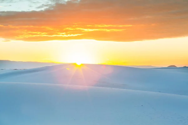 New Mexico Abd Deki White Sands Dunes — Stok fotoğraf