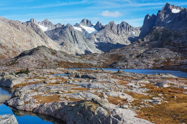 Wanderung Wind River Range Wyoming Usa Herbstzeit — Stockfoto