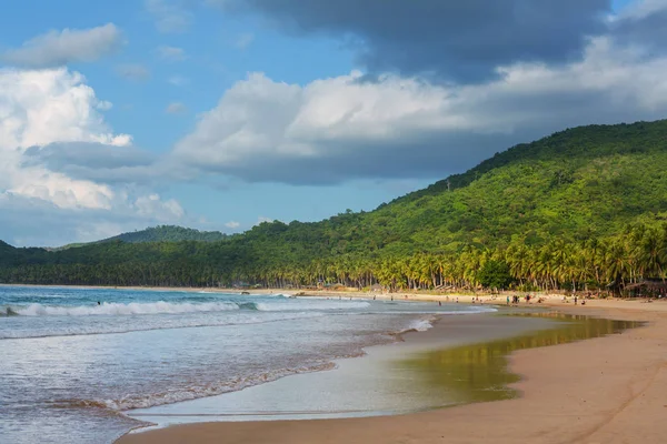 Niesamowite Widoki Widokiem Zatokę Góry Wyspy Palawan Filipiny — Zdjęcie stockowe