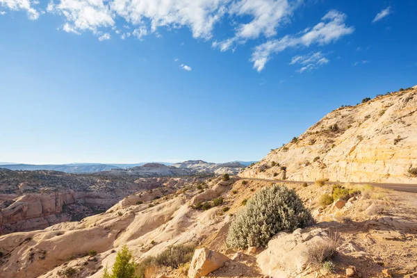 Utah Abd Kumtaşı Oluşumları Güzel Alışılmadık Manzaralar — Stok fotoğraf