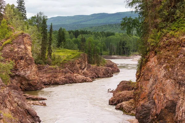 Kanadensiska Landskap Klondike — Stockfoto