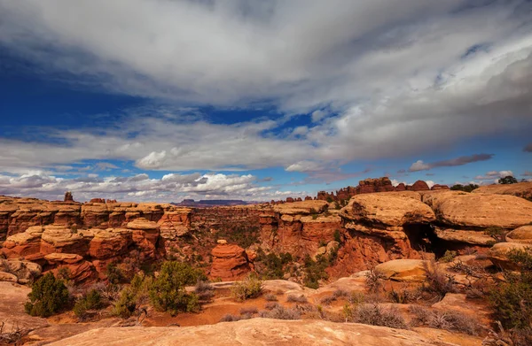 Escursione Nel Parco Nazionale Del Canyonlands Utah Stati Uniti — Foto Stock