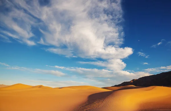 Písečné Duny Death Valley National Park Kalifornie Usa Tónovaný Živých — Stock fotografie