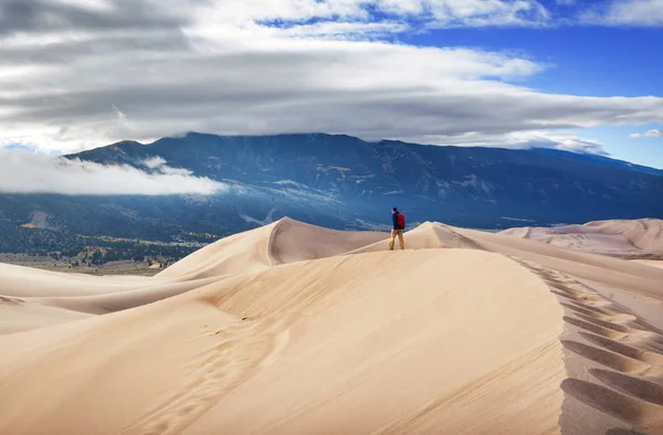 Stora Sand Dunes Nationalpark Colorado Usa — Stockfoto