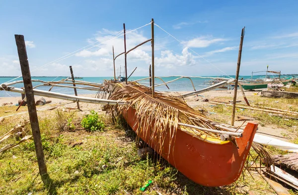 Barco Tradicional Filipino Mar Isla Palawan Filipinas —  Fotos de Stock