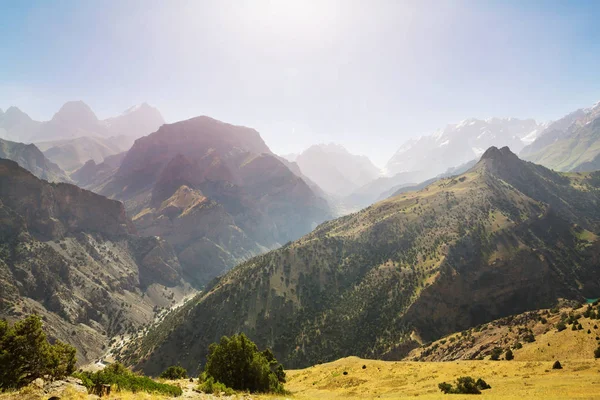 Beau Paysage Fanns Mountains Tadjikistan — Photo