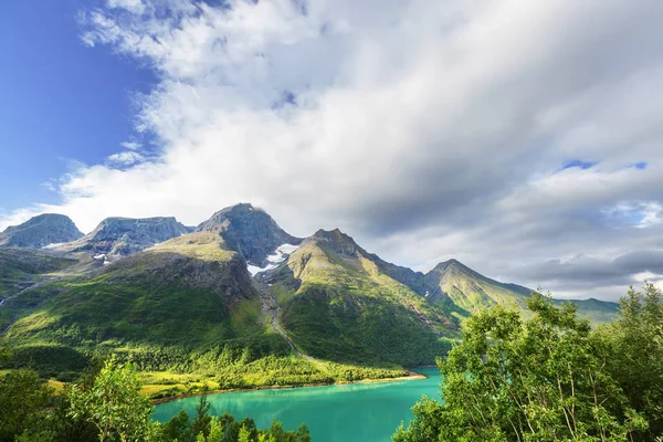 Paesaggi Pittoreschi Della Norvegia Settentrionale — Foto Stock