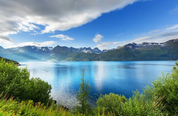 Paisajes Pintorescos Del Norte Noruega — Foto de Stock