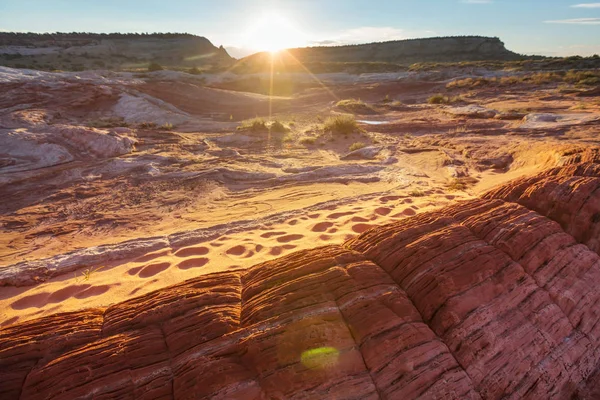 Sandsteinformationen Utah Usa Schöne Ungewöhnliche Landschaften — Stockfoto