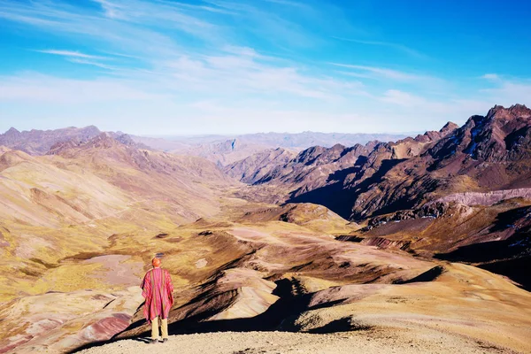 Vandringsscen Cordillera Berg Peru — Stockfoto