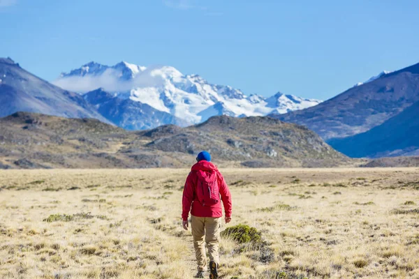 Wędrówka Górach Patagonii Argentyna — Zdjęcie stockowe