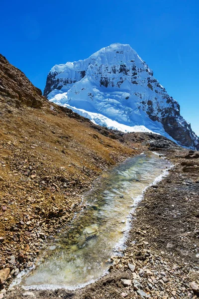 Krásné Horské Krajiny Cordillera Huayhuash Peru Jižní Amerika — Stock fotografie