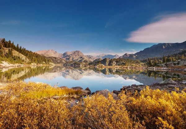 Wandelen Wind River Range Wyoming Usa Herfstseizoen — Stockfoto