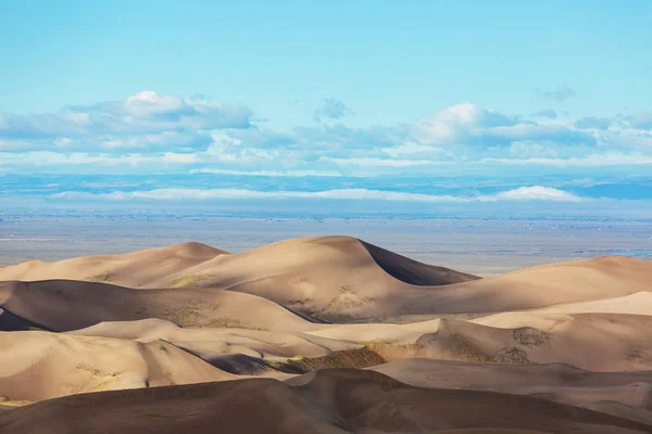 Great Sand Dunes Ulusal Parkı Nda Sonbahar Sezonu Colorado Abd — Stok fotoğraf