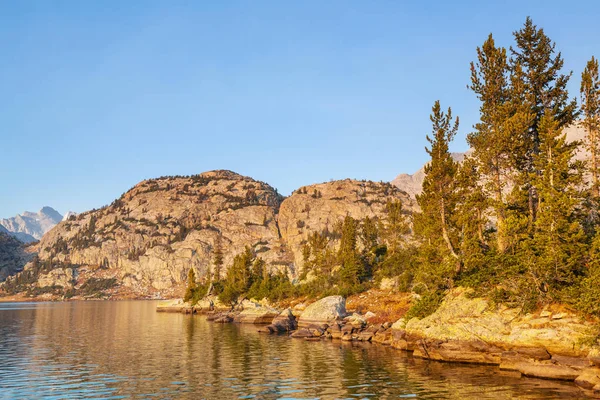 Caminata Wind River Range Wyoming Estados Unidos Temporada Otoño — Foto de Stock