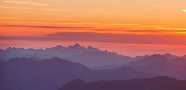 Belo Pico Montanha North Cascade Range Washington Eua — Fotografia de Stock