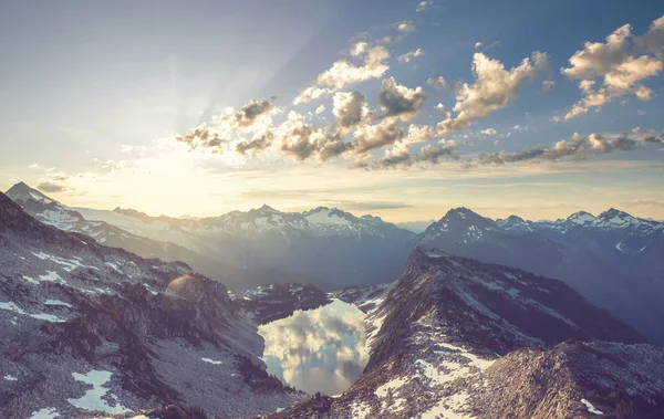 Prachtige Bergtop North Cascade Range Washington Verenigde Staten — Stockfoto