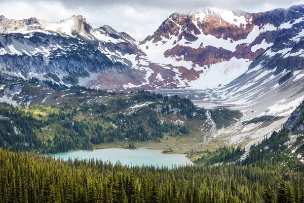 Magnifique Sommet Montagneux Dans Chaîne Des Cascades Nord Washington Usa — Photo