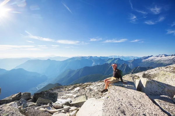 Schöner Berggipfel Der North Cascade Range Washington Usa — Stockfoto