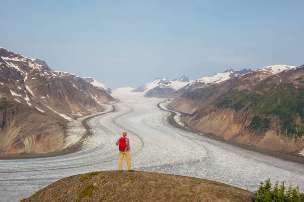 Glaciar Del Salmón Stewart Canadá — Foto de Stock