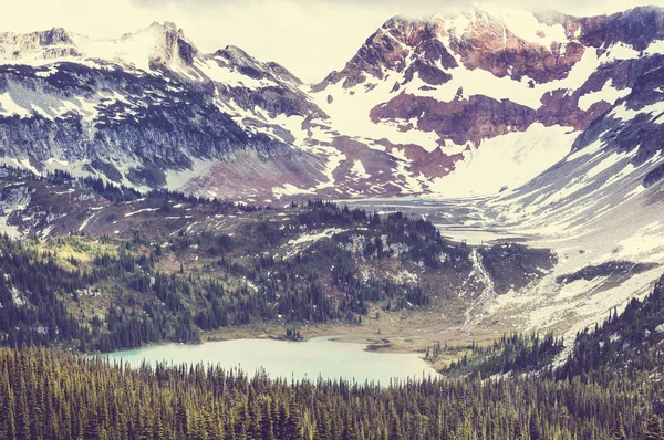 Beautiful mountain peak in  North Cascade Range, Washington / USA