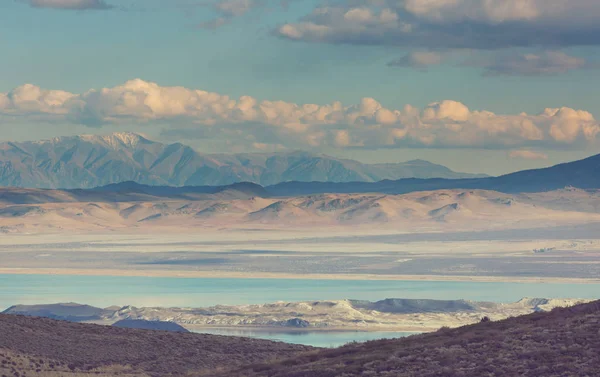 Unusual Mono Lake Formations Autumn Season — Stock Photo, Image