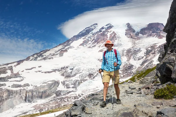 Parque Nacional Mount Rainier Washington — Fotografia de Stock